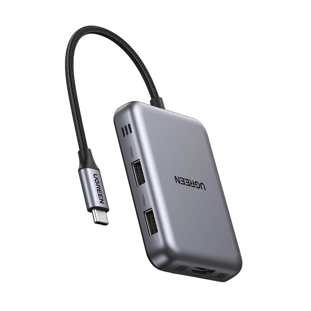 Hub USB-C UGREEN CM896 (65759), 7in1, Grå