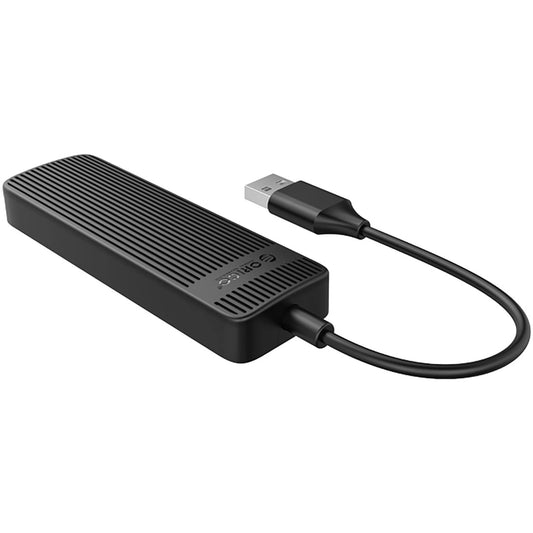 Hub USB Orico FL02, 4 x USB-A, Svart