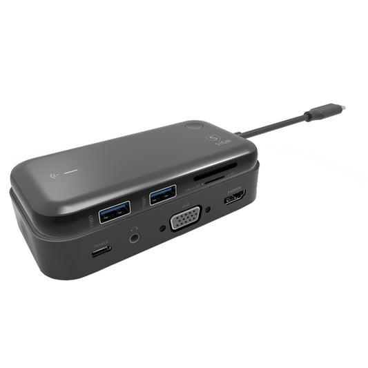 USB-C SiGN Hub, 1 x USB-C - 1 x HDMI - 1 x VGA - 1 x Jack 3,5 mm, svart SN-TVBT01 SN-TVBT01