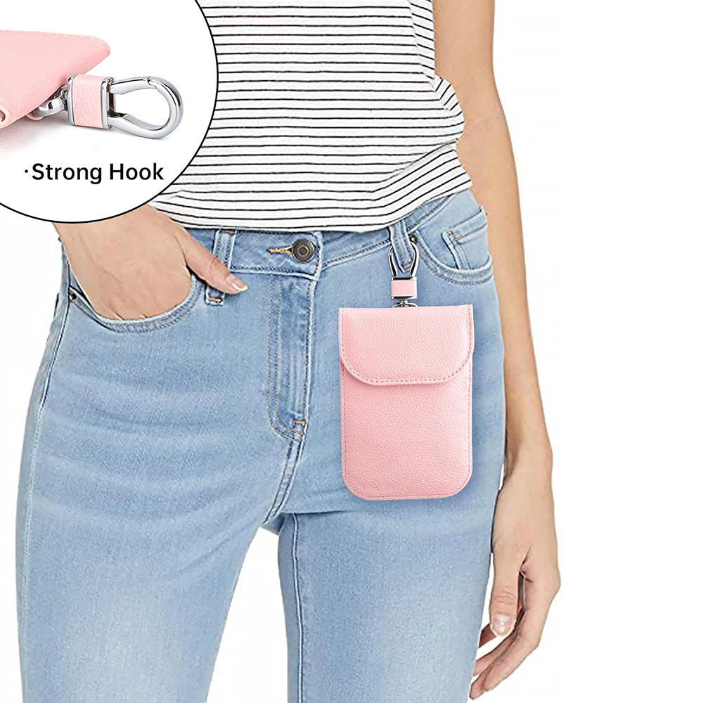 Lommebok med RFID-beskyttelse Techsuit AF2, Rosa