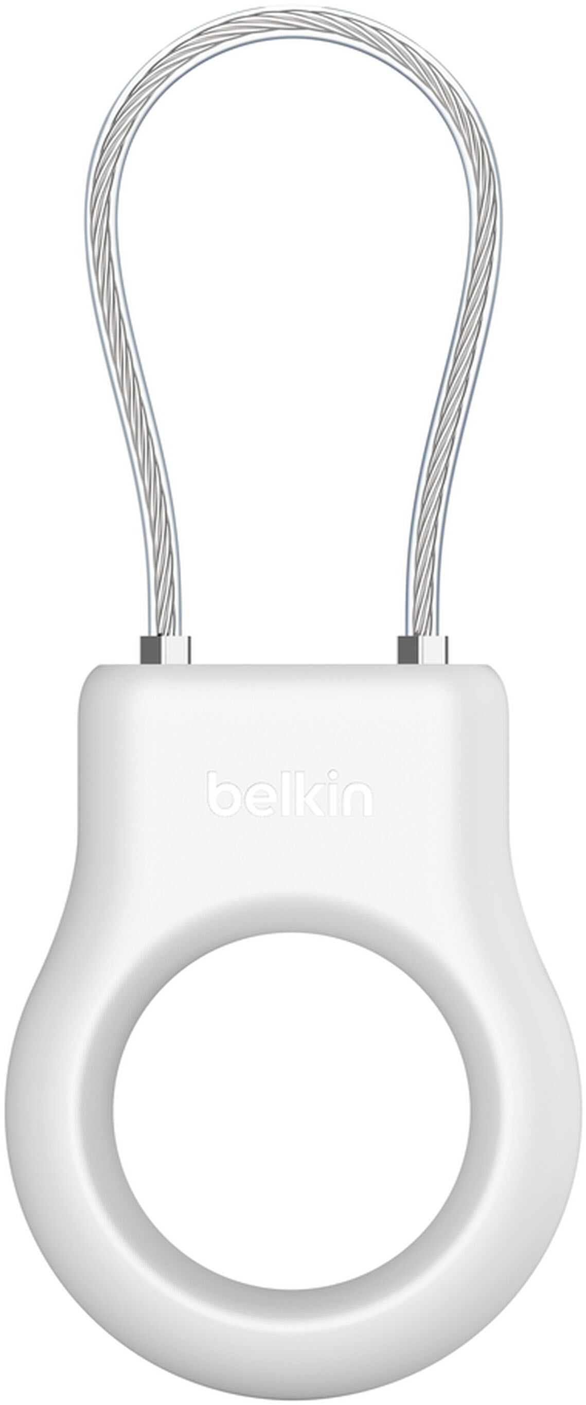 Belkin Wire Cable-etui for Apple AirTag, hvit MSC009btWH