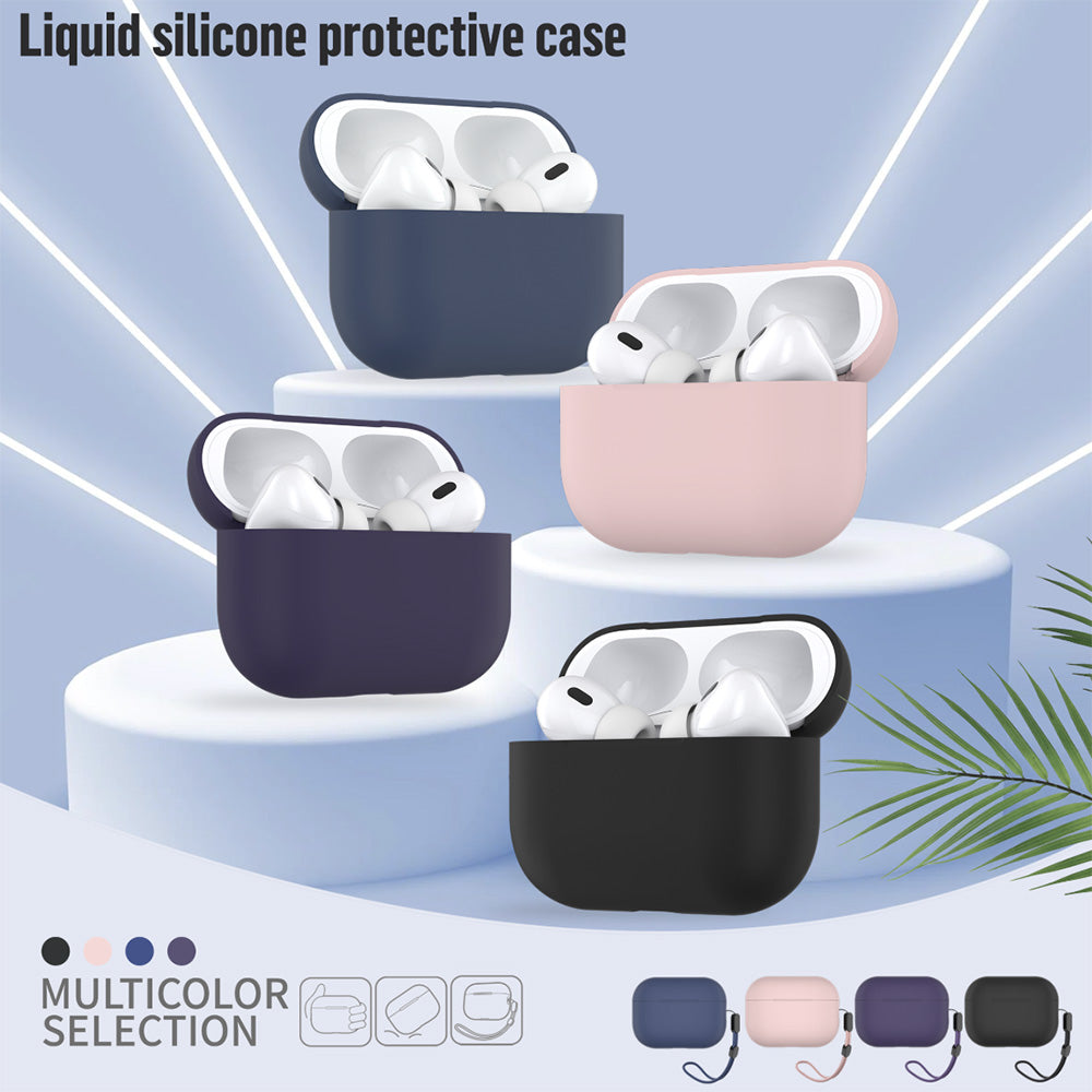 Blueo Liquid-etui for Apple AirPods Pro 2, Marineblå