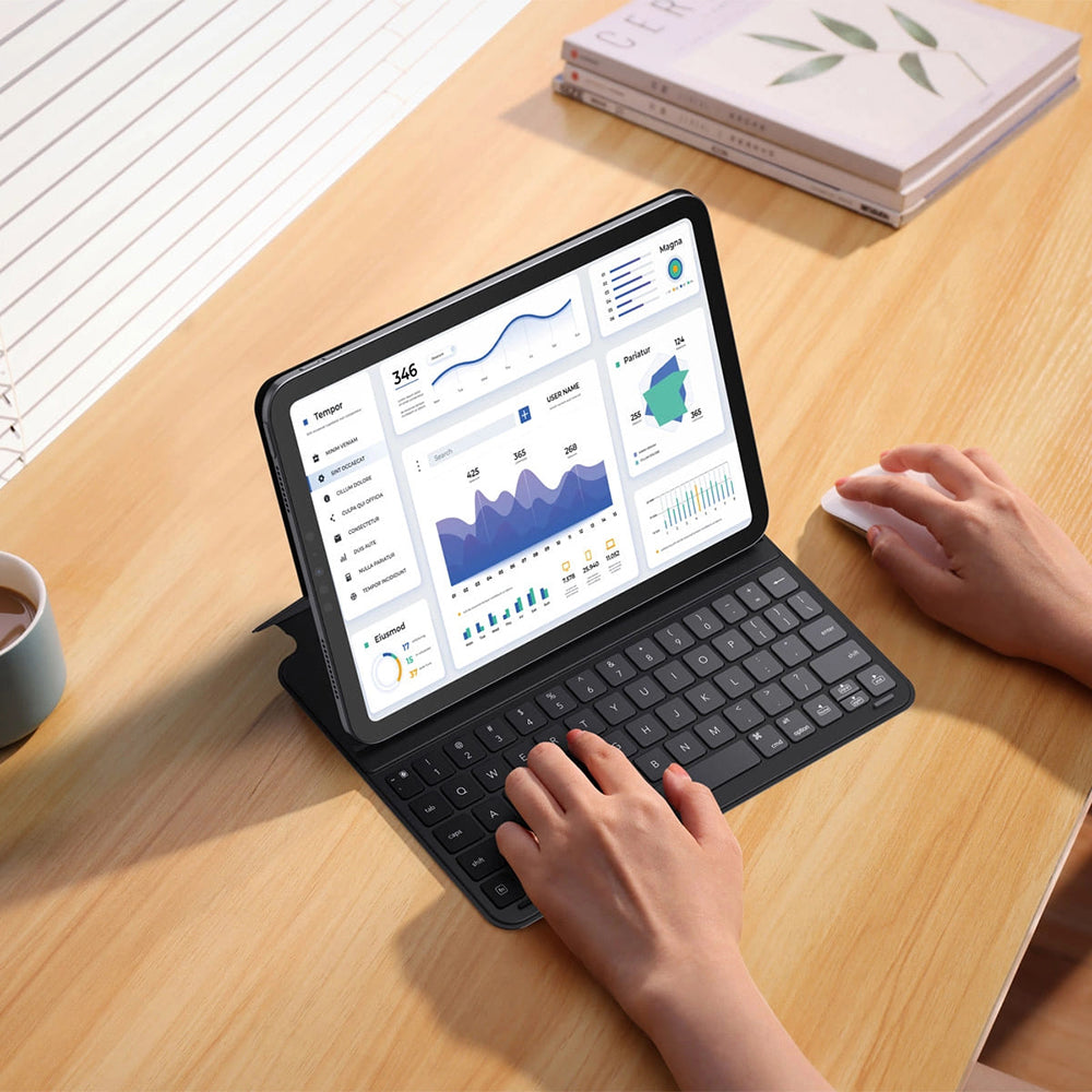 Tastaturdeksel for Apple iPad Pro 12.9 (2022) / Pro 12.9 (2021) / Pro 12.9 (2020) / Pro 12.9 (2018), Baseus, Brilliance, Svart P40112602111-04