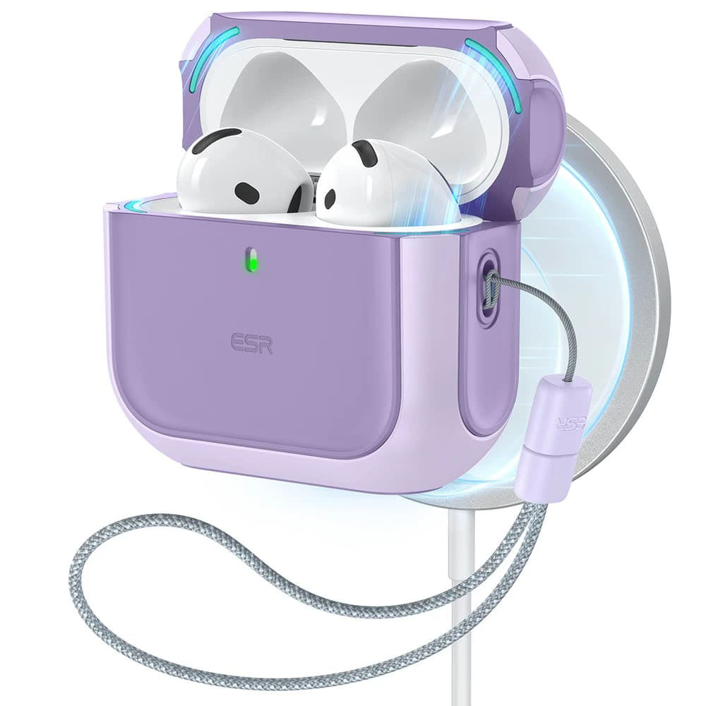 ESR Orbit Hybrid-deksel for Apple AirPods 4, Lilla