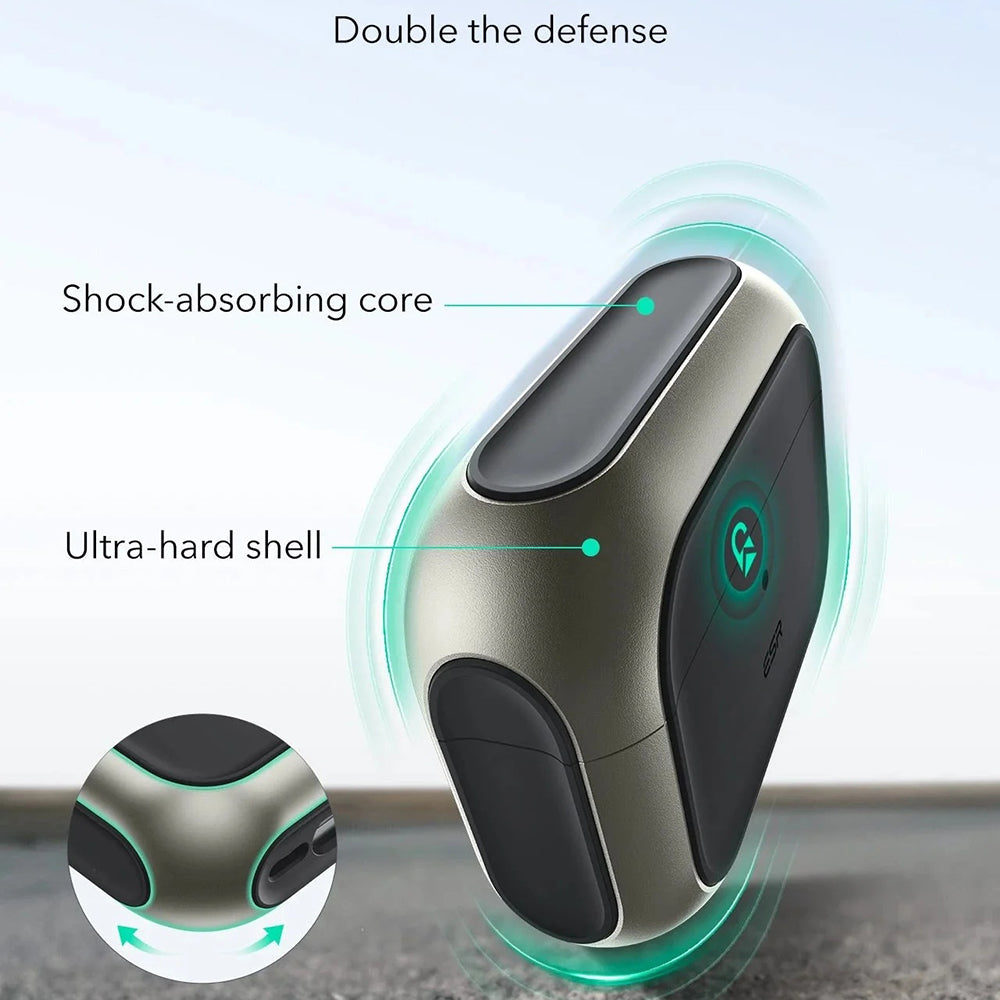 ESR Orbit Hybrid-deksel for Apple AirPods Pro 3, Grå