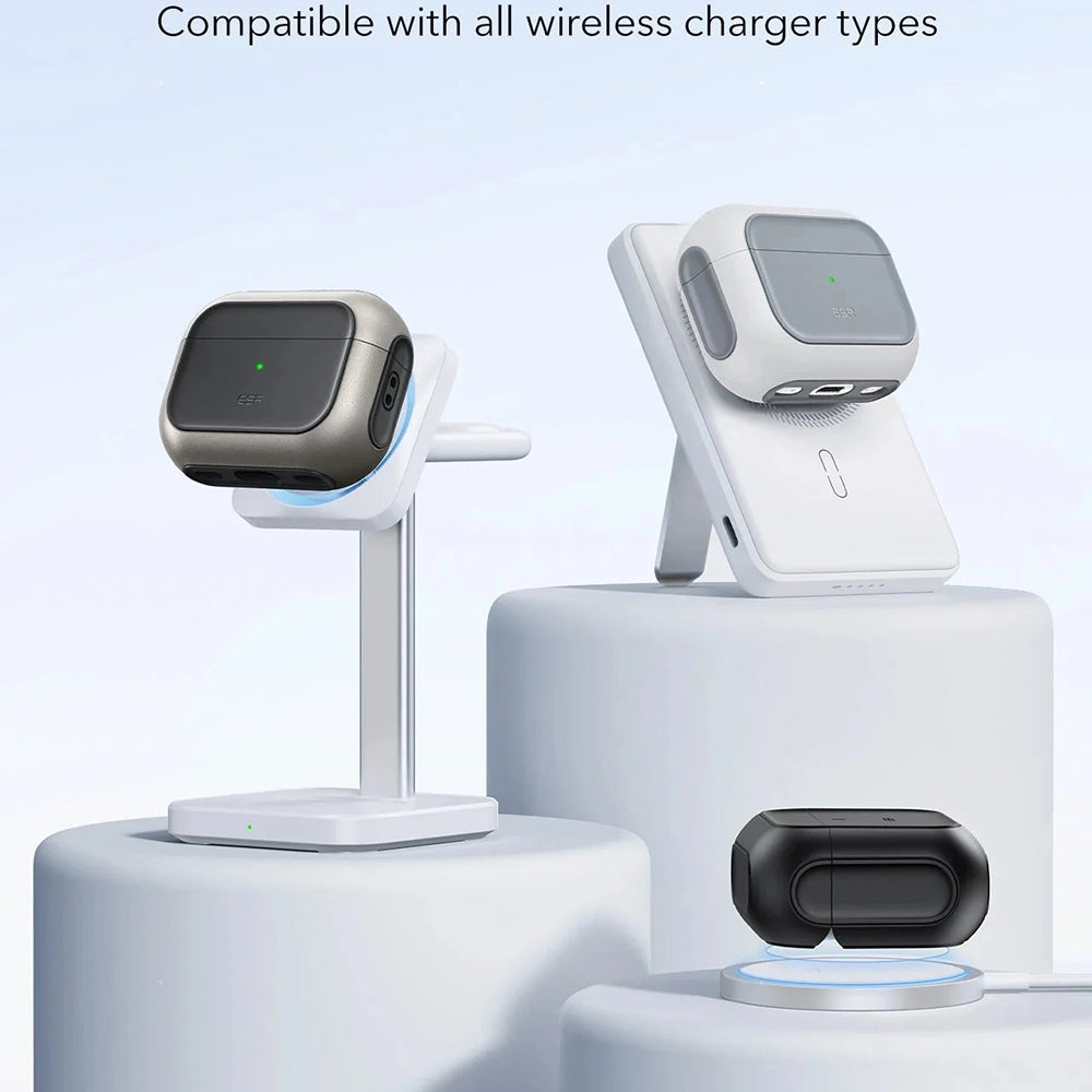 ESR Orbit Hybrid-deksel for Apple AirPods Pro 3, Grå
