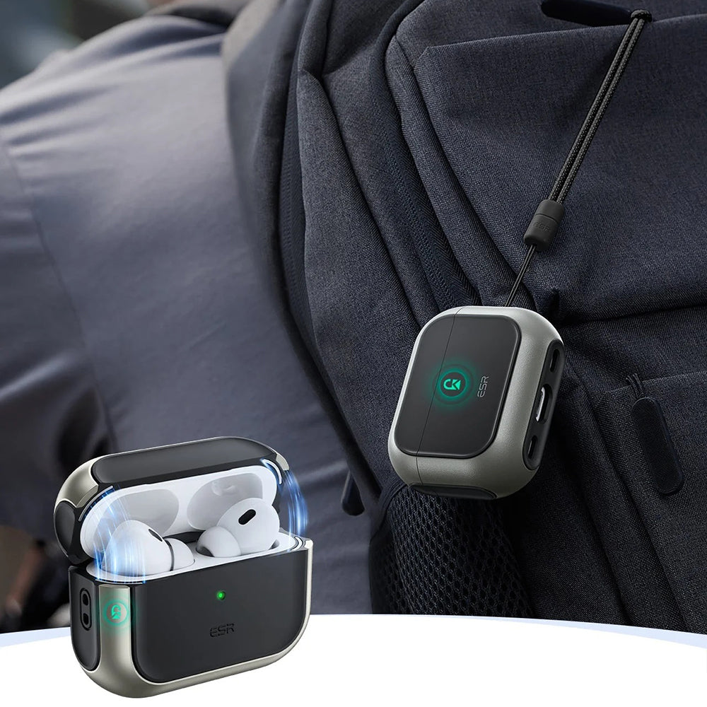 ESR Orbit Hybrid-deksel for Apple AirPods Pro 3, Grå