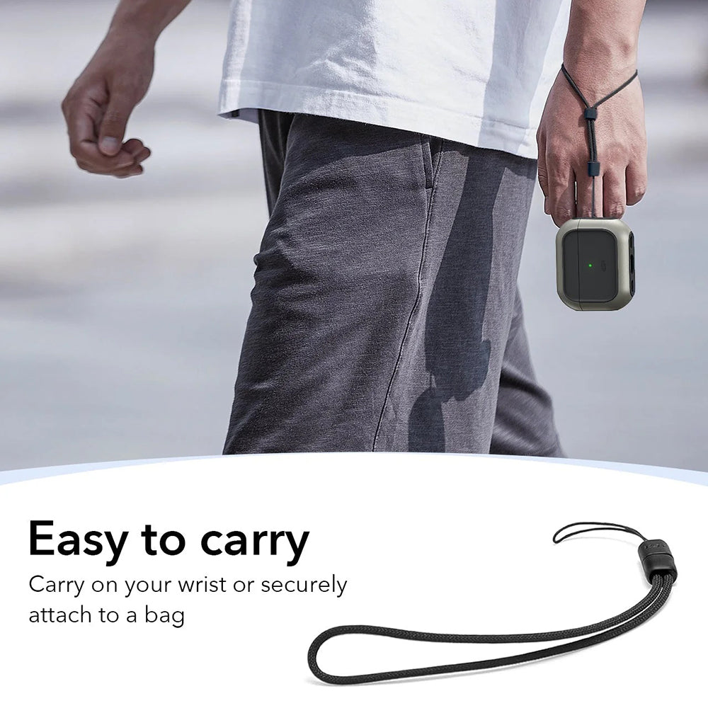 ESR Orbit Hybrid-deksel for Apple AirPods Pro 3, Grå