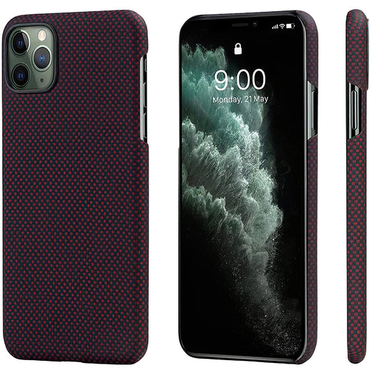 Etui til Apple iPhone 11 Pro Max, Pitaka, MagEZ Car Plain, svart KI1104M