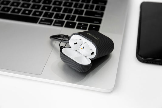 Pitaka Air Pal-etui for Apple AirPods Gen 2 / Gen 1, svart APM1001