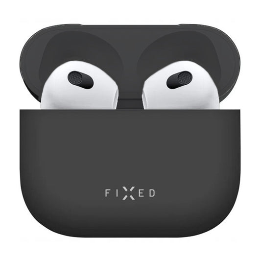 Fixed Silky deksel for Apple AirPods 4, Svart