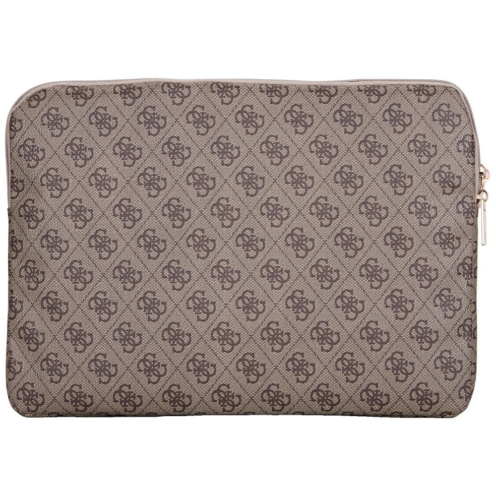 Guess 4G Triangle Logo etui for 14-tommers laptop, Brun