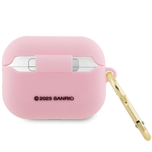 Hello Kitty 3D Kitty Head-deksel for Apple AirPods Pro 2, Rosa