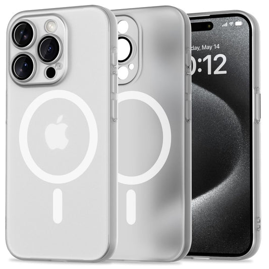 MagSafe-etui for Apple iPhone 15 Pro, Tech-Protect, MagSlim, hvit