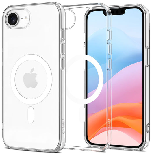 MagSafe-deksel for Apple iPhone 16e, Tech-Protect, Flexair, Gjennomsiktig