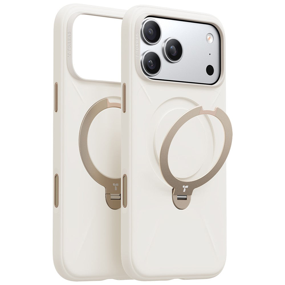 MagSafe-deksel for Apple iPhone 17 Pro, Torras, QPRO Silicone, Hvit
