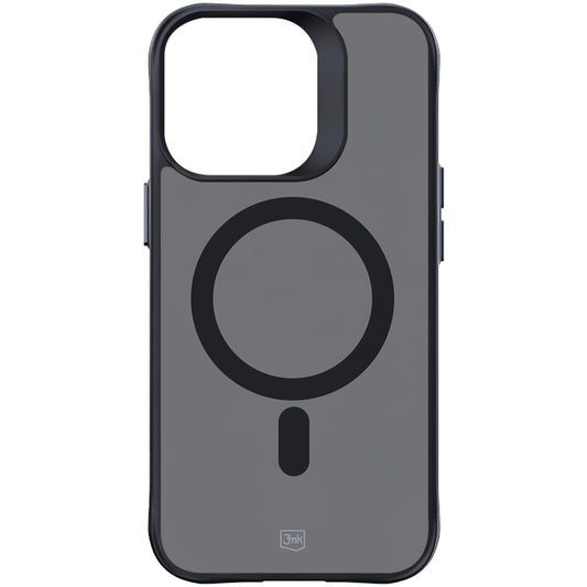 MagSafe-etui for Apple iPhone 15 Pro Max, 3MK, Smoke MagCase, svart