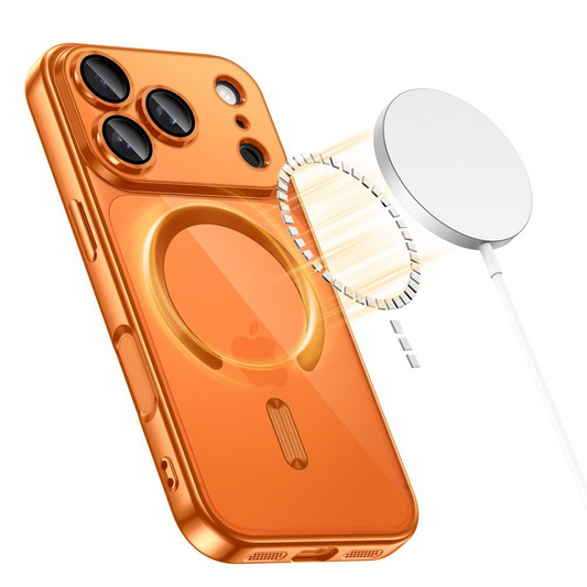MagSafe-deksel for Apple iPhone 17 Pro, Tech-Protect, Magflex, Oransje