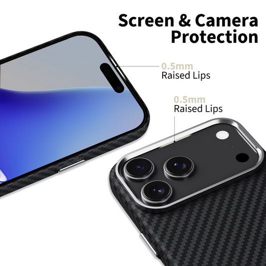 MagSafe-deksel for Apple iPhone 17 Pro, Tech-Protect, Ion Carbon, Svart