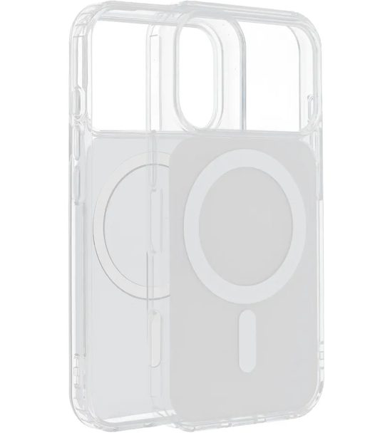 MagSafe-deksel for Apple iPhone 17e / 16e, OEM, Clear Fusion Mag Cover, Hvit