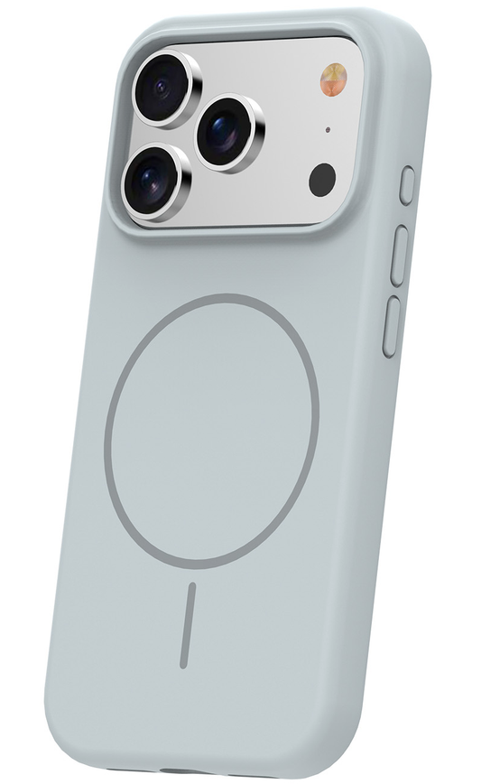 MagSafe-deksel for Apple iPhone 18 Pro Max / 17 Pro Max, OEM, Tynt silikon, Grå