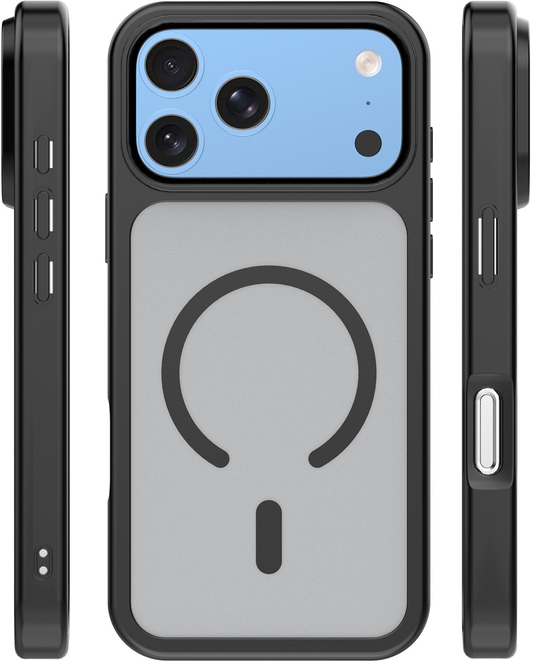 MagSafe-deksel for Apple iPhone 18 Pro / 17 Pro, OEM, Mag Big Hole, matt svart