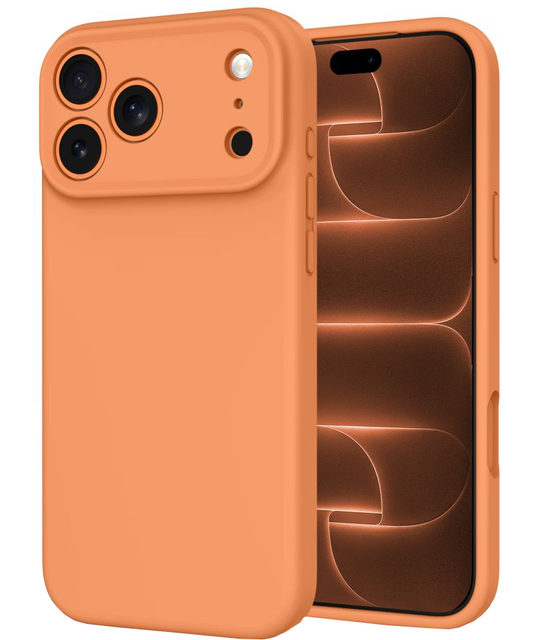 MagSafe-deksel til Apple iPhone 18 Pro Max / 17 Pro Max, Tech-Protect, silikon, oransje