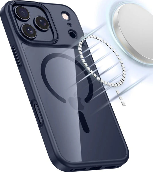 MagSafe-deksel for Apple iPhone 17 Pro, Tech-Protect, Magmat, Marineblå