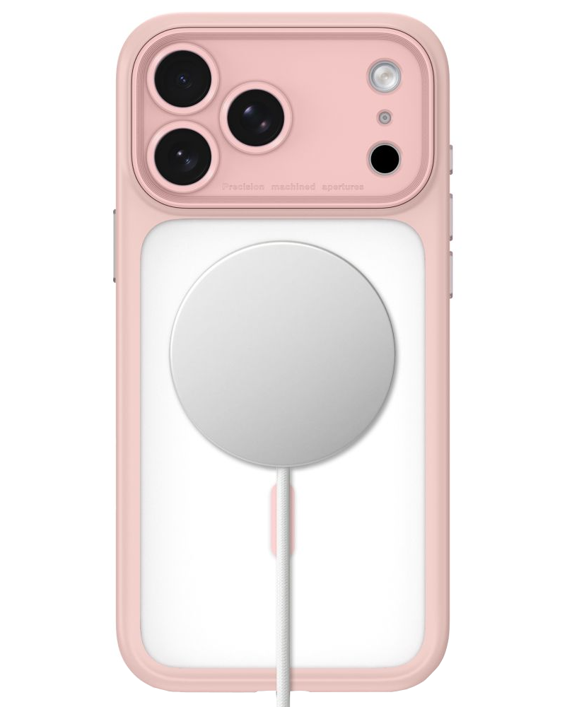 MagSafe-deksel til Apple iPhone 18 Pro / 17 Pro, Tech-Protect, MagPeak CC, matt rosa