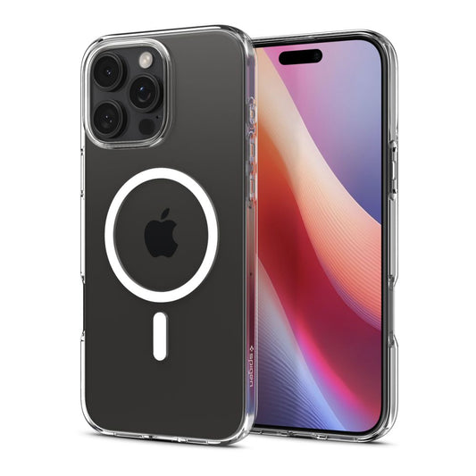 MagSafe-deksel for Apple iPhone 16 Pro, Spigen, flytende krystall, gjennomsiktig ACS08389