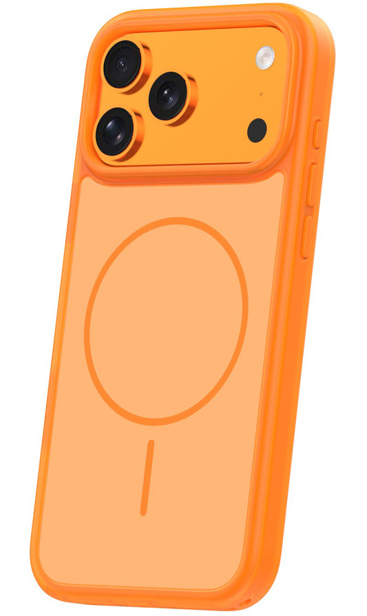 MagSafe-deksel for Apple iPhone 18 Pro / 17 Pro, OEM, Frame Thin Mag, Oransje