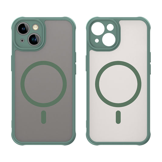 MagSafe-deksel for Apple iPhone 13, Techsuit, HaloFrost II, Grønn