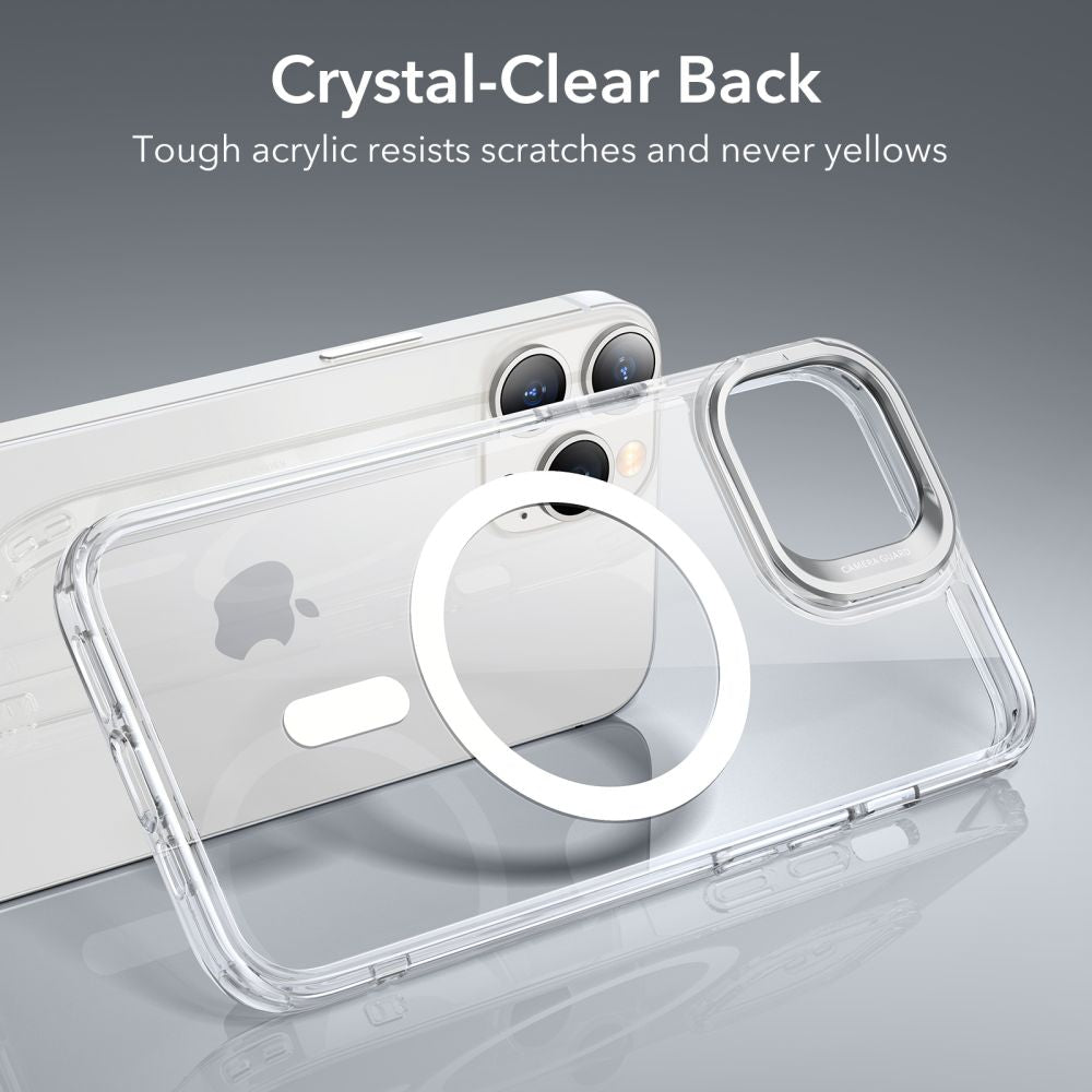 MagSafe-deksel for Apple iPhone 14 Pro, ESR, Classic Kickstand, Gjennomsiktig