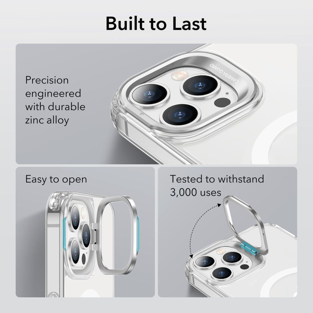 MagSafe-deksel for Apple iPhone 14 Pro, ESR, Classic Kickstand, Gjennomsiktig