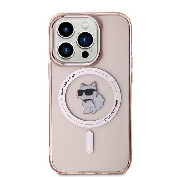 MagSafe-deksel for Apple iPhone 14 Pro, Karl Lagerfeld, IML Choupette, Rosa