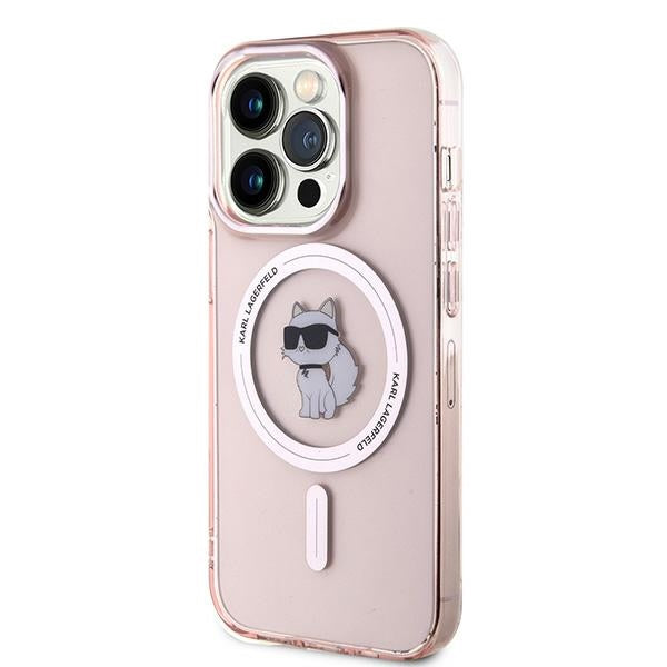 MagSafe-deksel for Apple iPhone 14 Pro, Karl Lagerfeld, IML Choupette, Rosa