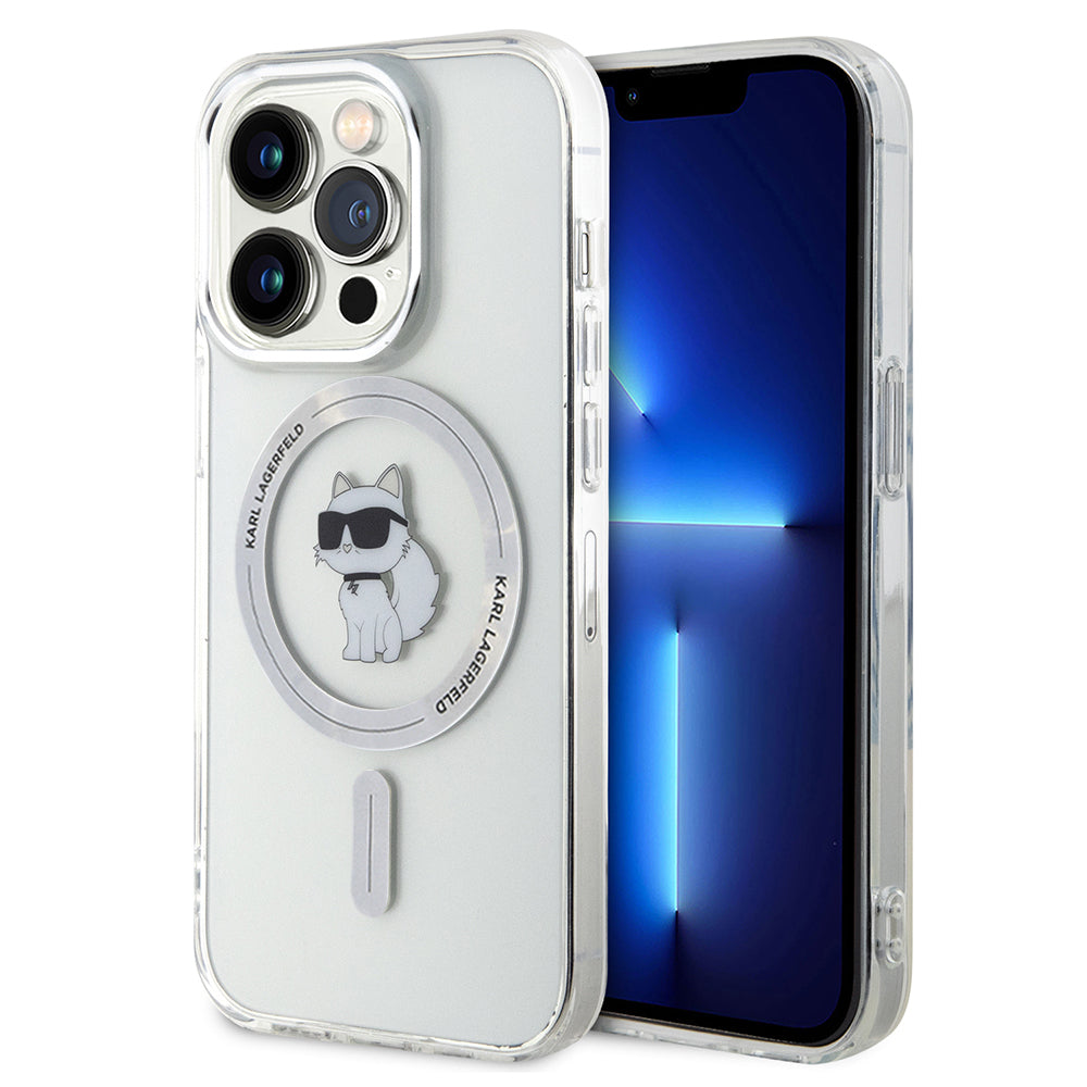 MagSafe-deksel for Apple iPhone 14 Pro, Karl Lagerfeld, IML Choupette, Gjennomsiktig