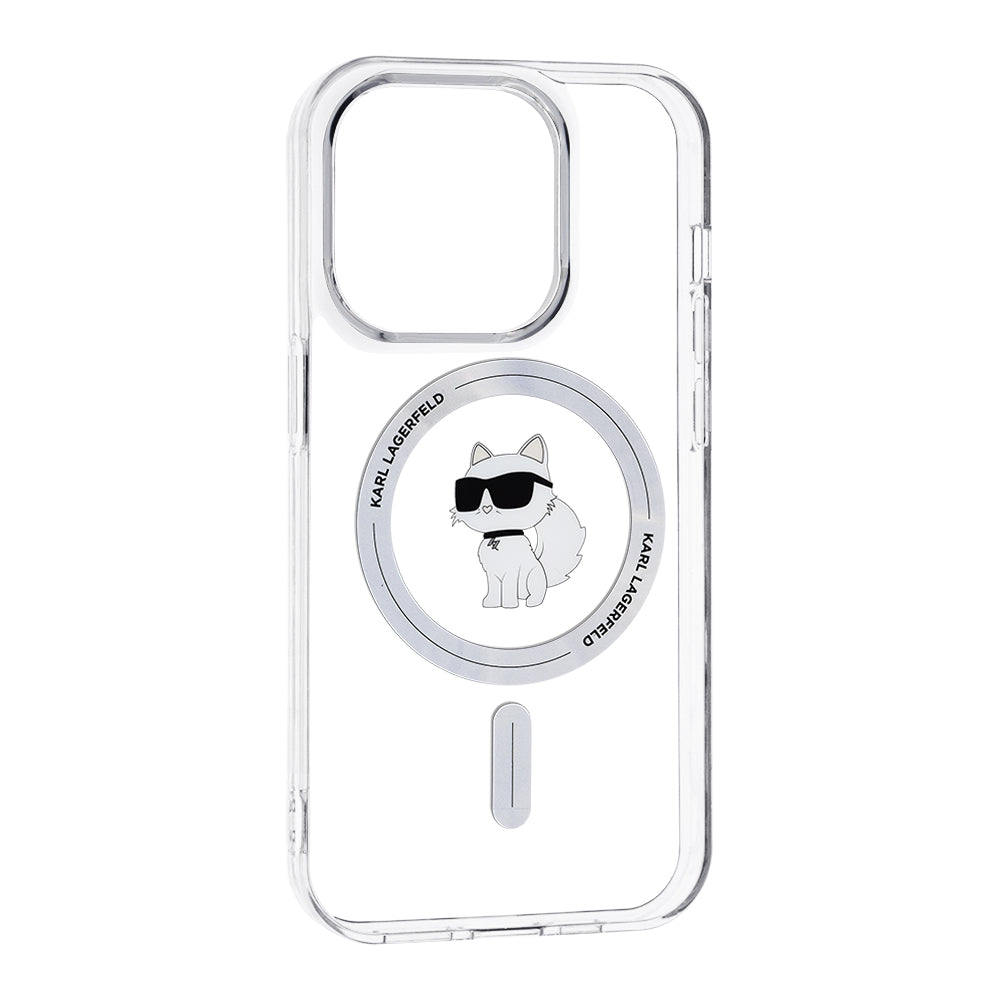 MagSafe-deksel for Apple iPhone 14 Pro, Karl Lagerfeld, IML Choupette, Gjennomsiktig