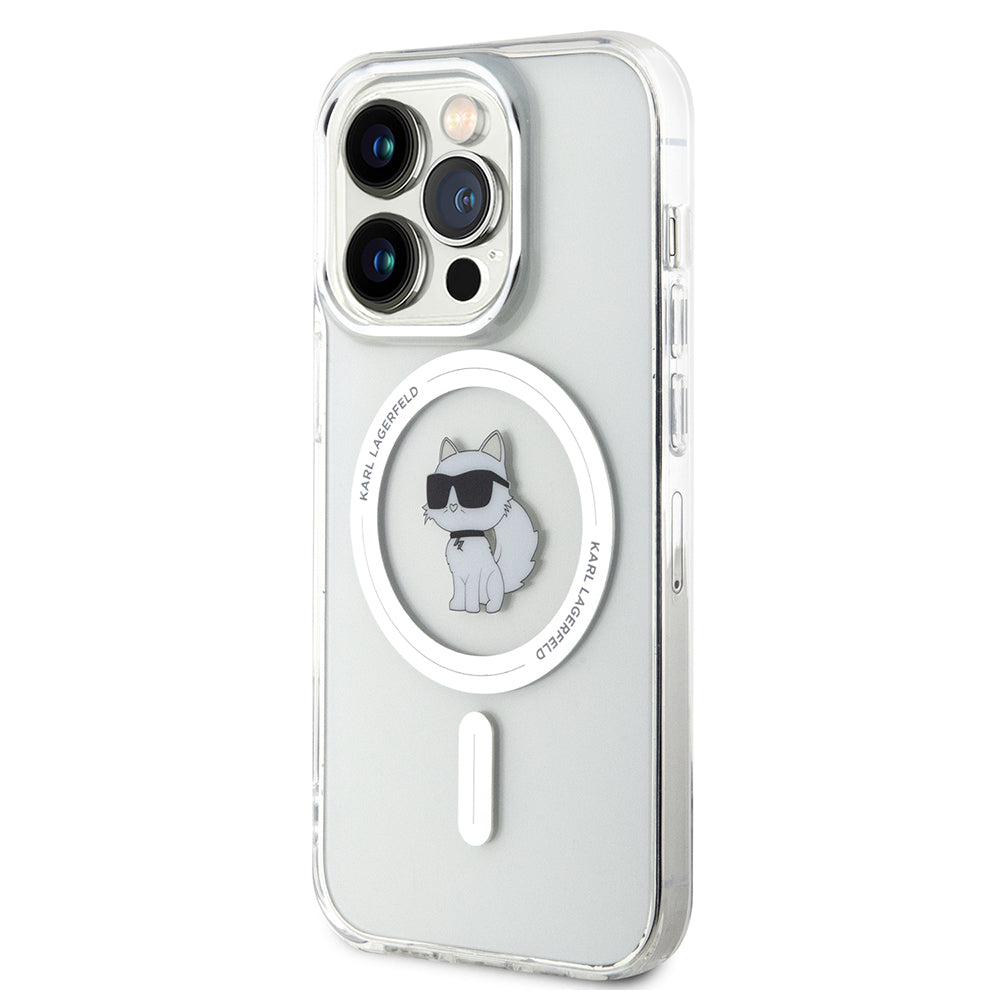 MagSafe-deksel for Apple iPhone 14 Pro, Karl Lagerfeld, IML Choupette, Gjennomsiktig