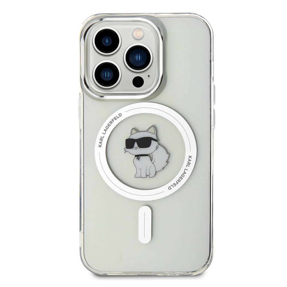 MagSafe-deksel for Apple iPhone 14 Pro, Karl Lagerfeld, IML Choupette, Gjennomsiktig