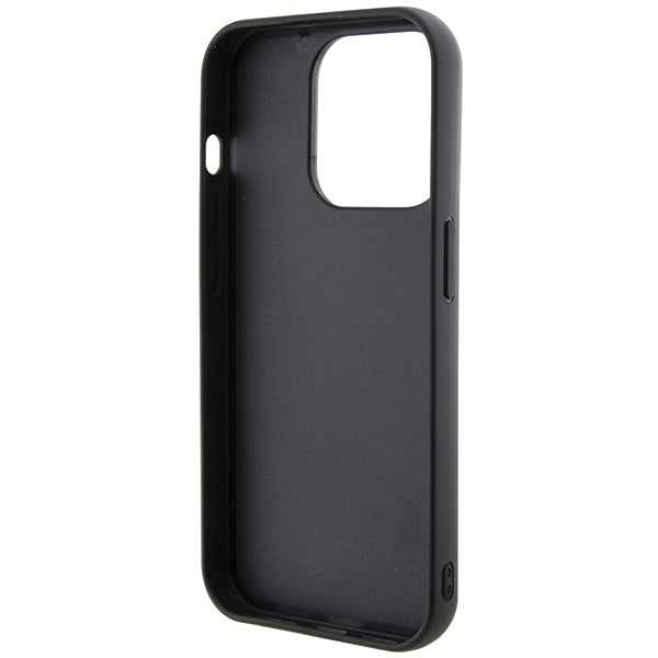 MagSafe-deksel for Apple iPhone 14 Pro, Karl Lagerfeld, Saffiano Gripstand Karl & Choupette, Svart
