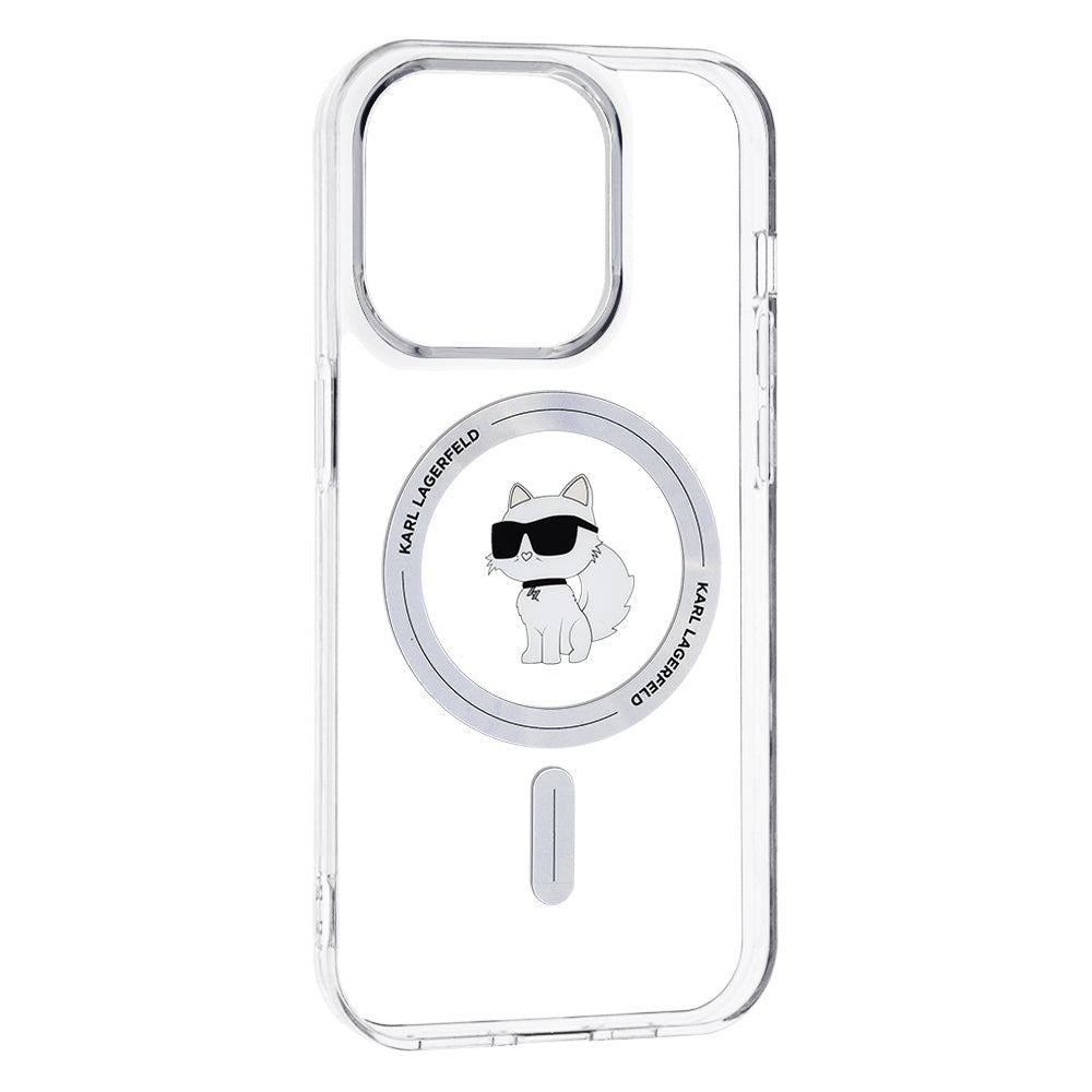 MagSafe-deksel for Apple iPhone 14 Pro Max, Karl Lagerfeld, IML Choupette, Gjennomsiktig