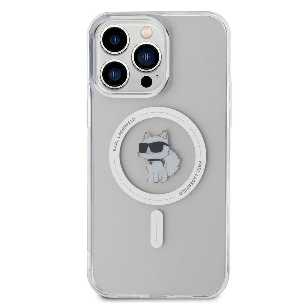 MagSafe-deksel for Apple iPhone 14 Pro Max, Karl Lagerfeld, IML Choupette, Gjennomsiktig