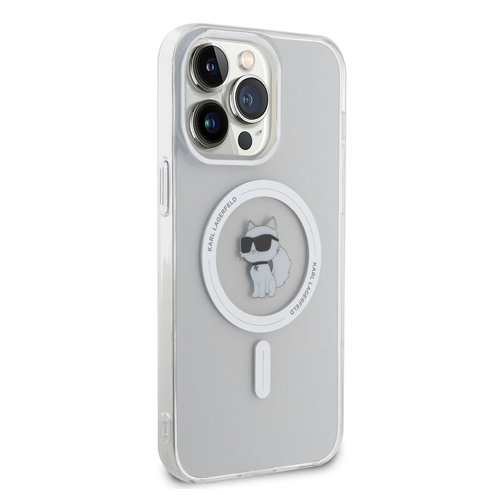 MagSafe-deksel for Apple iPhone 14 Pro Max, Karl Lagerfeld, IML Choupette, Gjennomsiktig