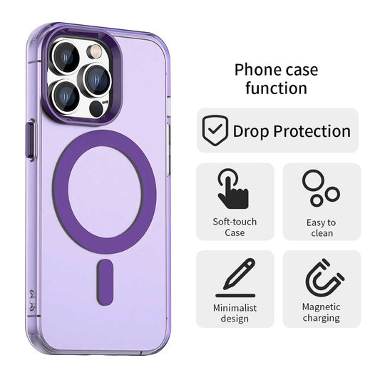 MagSafe-deksel for Apple iPhone 14 Pro Max, Techsuit, CandyCase, Lilla