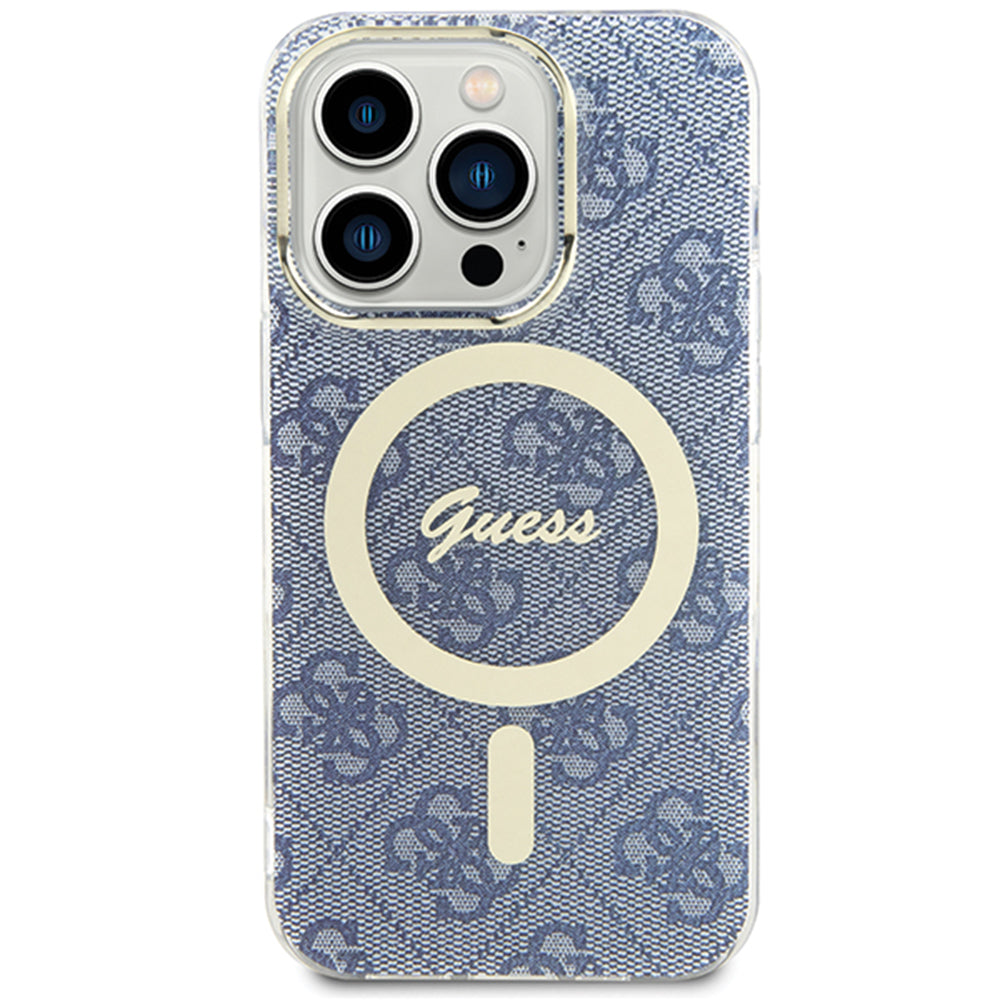 MagSafe-deksel for Apple iPhone 15, Guess, IML 4G, Blå