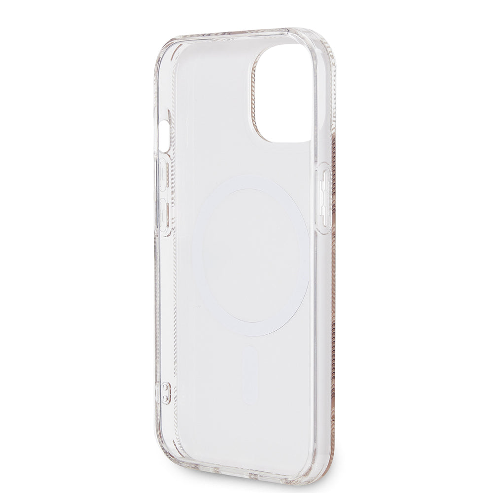 MagSafe-deksel for Apple iPhone 15, Guess, IML Gcube, Brun
