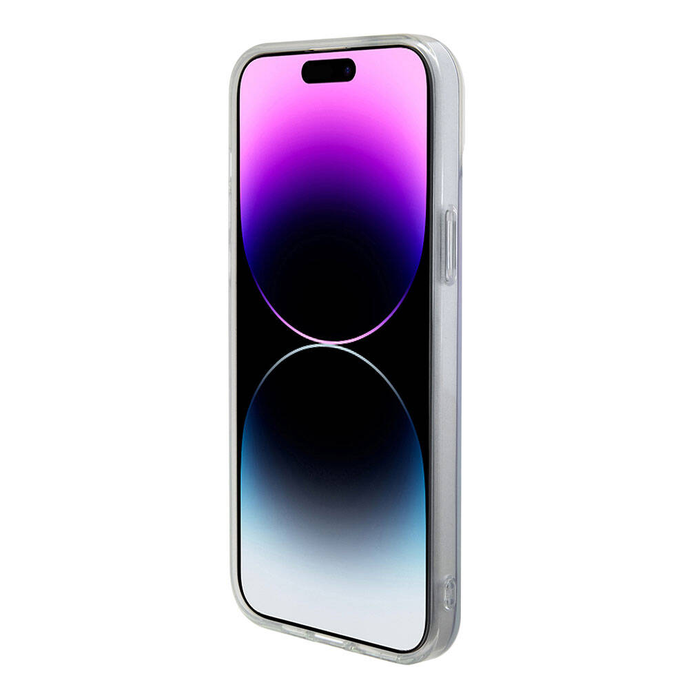 MagSafe-deksel for Apple iPhone 15, Guess, IML Iridescent, Lilla