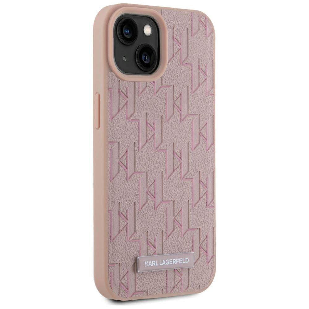 MagSafe-deksel for Apple iPhone 15, Karl Lagerfeld, Hot Stamp, Rosa