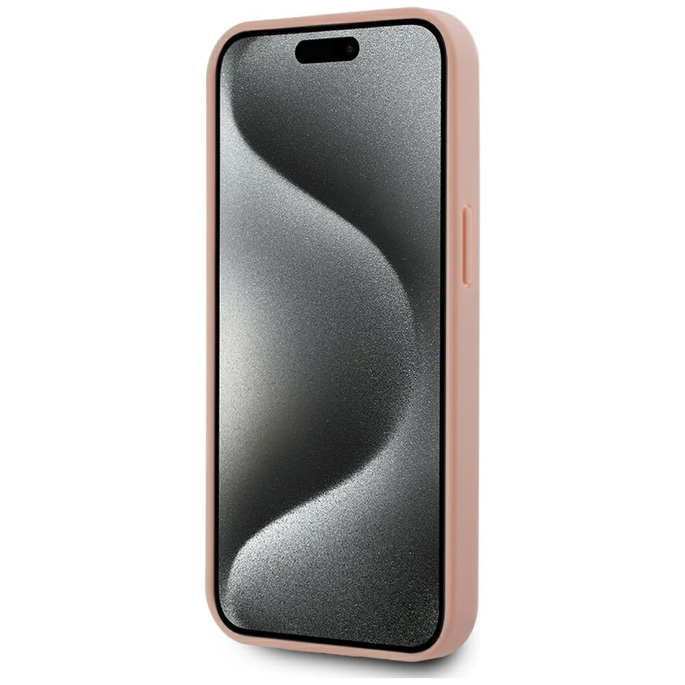 MagSafe-deksel for Apple iPhone 15, Karl Lagerfeld, Hot Stamp, Rosa
